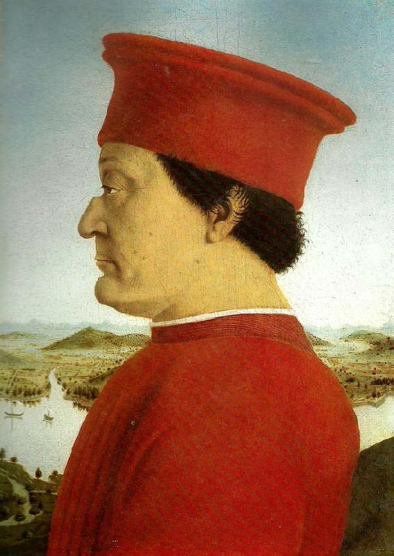 Piero della Francesca portrait of federico da montefeltro Germany oil painting art
